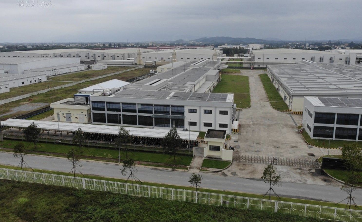 Factory campus with rooftop solar, Quang Ngai, Vietnam